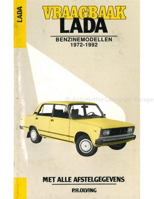 1972 - 1992 LADA 1200 | 1300 | 1500 | 1600, VRAAGBAAK, Auto diversen, Handleidingen en Instructieboekjes