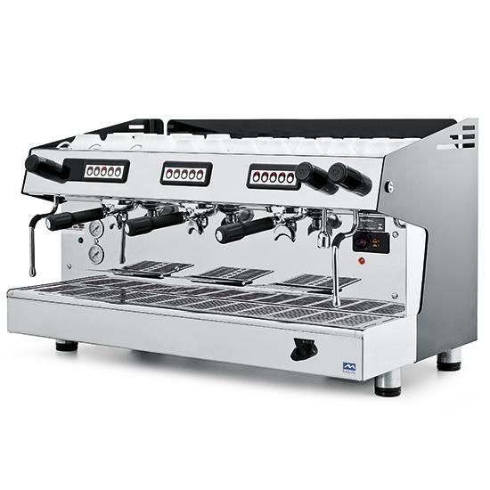 Espressomachine | RVS | Automatisch | 5.2kW | 3 Groepen |, Zakelijke goederen, Horeca | Keukenapparatuur, Nieuw in verpakking