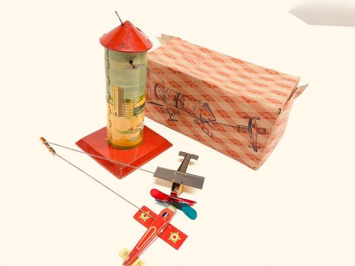 Bell - Blikken speelgoed - Aero Tower - Raro giocattolo in, Antiek en Kunst, Antiek | Speelgoed
