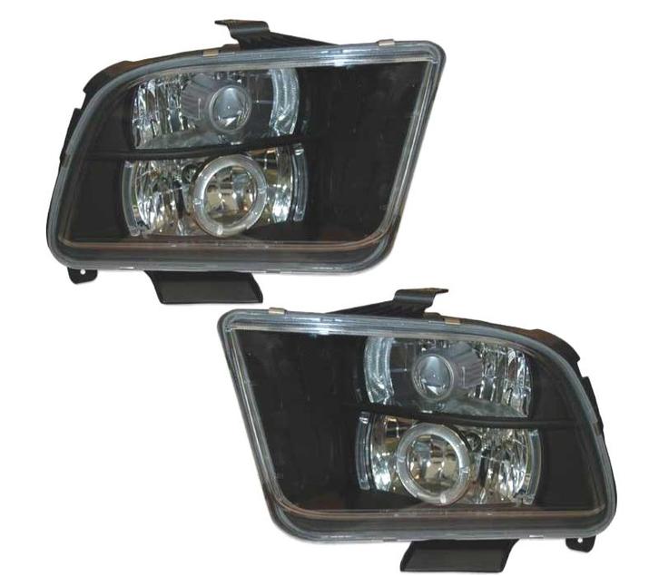 Phares Angel Eyes Pour Ford Mustang 05 Noir, Auto-onderdelen, Verlichting, Verzenden