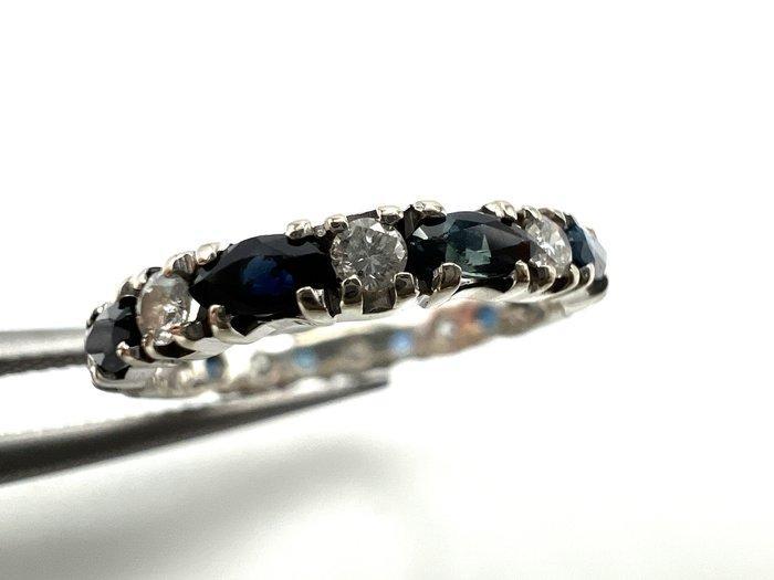 Zonder minimumprijs - Ring - 18 karaat Witgoud - 0.30ct. tw., Handtassen en Accessoires, Ringen