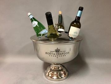 Champagne koeler - Moët & Chandon Tribute - Vernikkeld