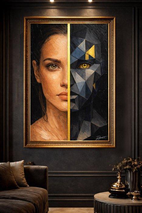 DynasT - Golden Divide - Unique - 1/1, Antiek en Kunst, Kunst | Designobjecten