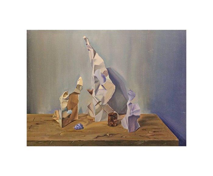 Postcubist school (XX) - Architecture of silence, Antiek en Kunst, Kunst | Schilderijen | Klassiek