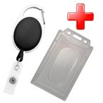 Fako Bijoux® - Kaarthouder PCS Verticaal + Sleutelhanger Met, Verzamelen, Verzenden, Nieuw