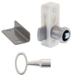 P+E Meubelslot set compleet opbouw met bedieningssleutel, Doe-het-zelf en Bouw, Nieuw, Overige materialen, Klink of Kruk