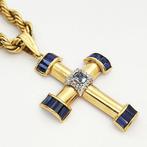 2-delige sieradenset - 18 karaat Geel goud Synthetische, Handtassen en Accessoires