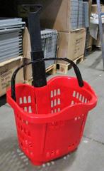 Winkelmand, Boodschappenmand, Trolley rood 43 liter, NIEUW