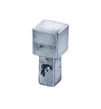 Meubelknop Jolie One 12 mm oud zilver, Doe-het-zelf en Bouw, Nieuw, Overige materialen, Klink of Kruk