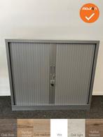 Robberechtse roldeurkast - 105x120x45cm - Zilvergrijs - bred, Werkplek, Ophalen of Verzenden, Gebruikt, Kast