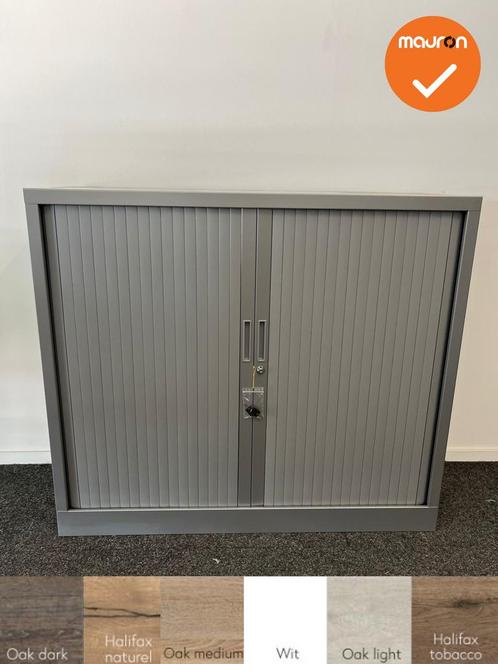 Robberechtse roldeurkast - 105x120x45cm - Zilvergrijs - bred, Zakelijke goederen, Kantoor en Winkelinrichting | Kantoormeubilair en Inrichting