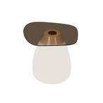 Salontafel Mangohout Lincy 50 Glazen Blad cm, Huis en Inrichting, Verzenden, Nieuw, Industriële meubels, Overige vormen