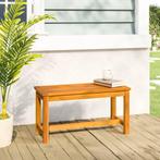 vidaXL Tuinbank 80x35x45 cm massief acaciahout, Tuin en Terras, Tuinsets en Loungesets, Verzenden, Nieuw