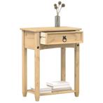 vidaXL Wandtafel Corona 55x35x73 cm massief grenenhout, Huis en Inrichting, Tafels | Bijzettafels, Verzenden, Nieuw
