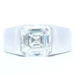 Ring Platina - 5.31ct. tw. Diamant (Lab-grown) - HERENRING,, Nieuw