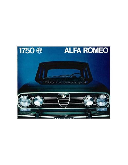 1970 ALFA ROMEO 1750 BROCHURE NEDERLANDS, Boeken, Auto's | Folders en Tijdschriften