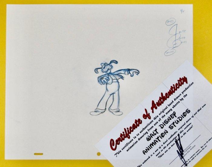 DISNEY - Goofy - Original Animation Drawing - 1970, Verzamelen, Disney