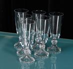 Prachtig lot van 6 antieke kristallen Val Saint Lambert, Antiek en Kunst, Antiek | Meubels | Tafels