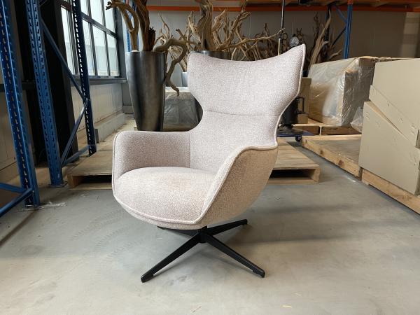 Veiling - Fauteuil Muse - Draaibaar - Stof - Beige - Sand, Huis en Inrichting, Fauteuils