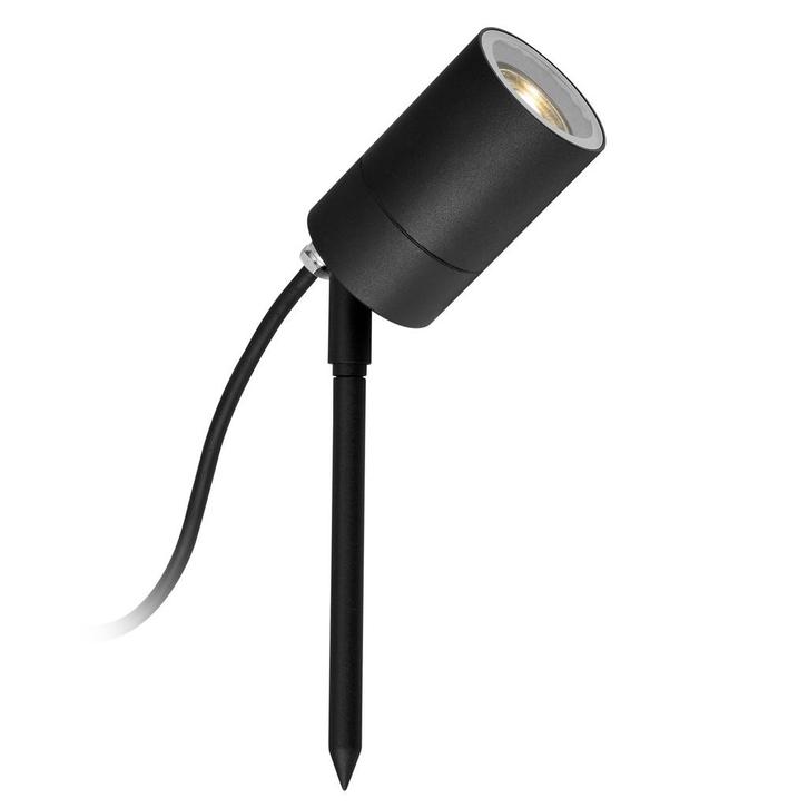 Tuinspots LED Pin Tuinspot Zwart Tuinverlichting, Tuin en Terras, Buitenverlichting, Minder dan 50 watt, Nieuw, Aluminium, Staande lamp