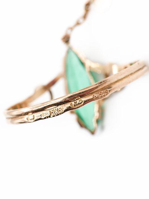 Zonder Minimumprijs - Ring - 14 karaat Roségoud - Russian, Handtassen en Accessoires, Ringen