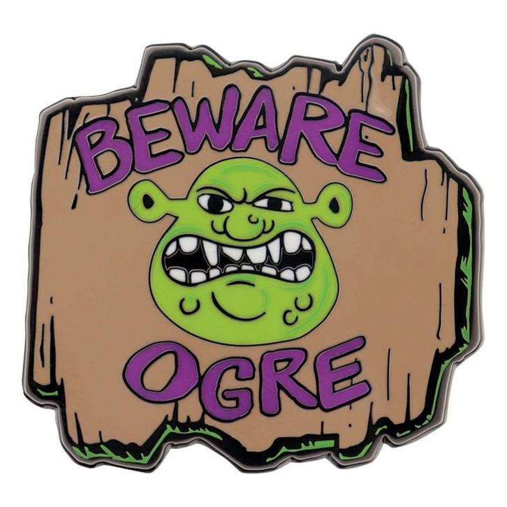 Shrek Pin Badge Beware Ogre Limited Edition, Verzamelen, Film en Tv, Ophalen of Verzenden