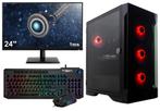 Complete 144Hz Gaming PC Setup - 24 Gaming Monitor, -Toe..., Computers en Software, Ophalen of Verzenden, Nieuw