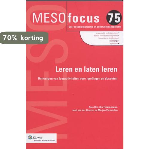 Leren en laten leren 9789013067255, Boeken, Studieboeken en Cursussen, Zo goed als nieuw, Verzenden