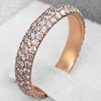 Zonder Minimumprijs - Ring Roségoud Roze Diamant, Bijoux, Sacs & Beauté, Bijoux anciens