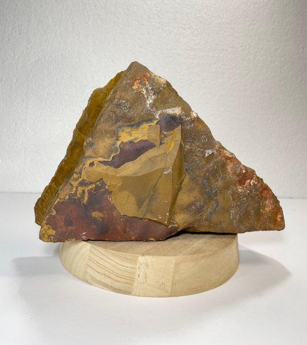 Ruwe Tijgeroog (Haviksoog) freeform met adembenemend, Antiek en Kunst, Curiosa en Brocante