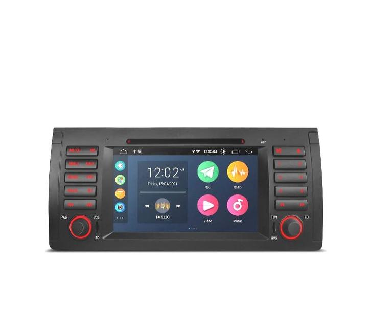 Autoradio Gps Android 12 Pour Bmw X5 E53 99-03, Auto diversen, Autonavigatie, Verzenden