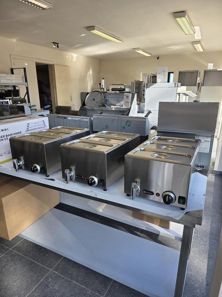 Bain-marie vanaf €149, Zakelijke goederen, Horeca | Keukenapparatuur, Nieuw in verpakking, Fornuis, Frituur en Grillen, Ophalen of Verzenden