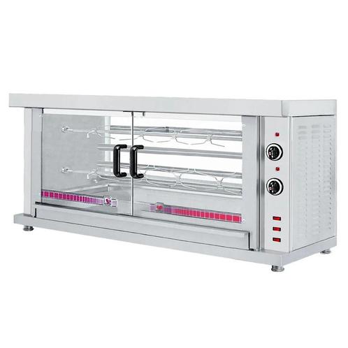 Kippengrill | 2 Spitten | Voor ca. 10 kippen | 400V |, Zakelijke goederen, Horeca | Keukenapparatuur, Nieuw in verpakking, Verzenden