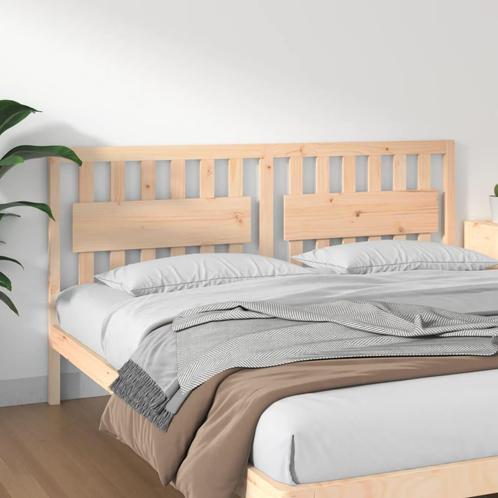 vidaXL Tête de lit 185,5x4x100 cm Bois massif de pin, Maison & Meubles, Chambre à coucher | Lits, Neuf, Envoi