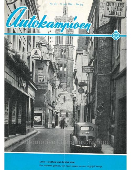 1964 AUTOKAMPIOEN MAGAZINE 24 NEDERLANDS, Livres, Autos | Brochures & Magazines, Enlèvement ou Envoi
