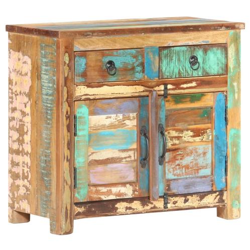 vidaXL Dressoir 70x35x65 cm massief gerecycled hout, Huis en Inrichting, Kasten | Dressoirs, Nieuw, Verzenden