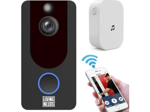 Living Needs Draadloze Deurbel – Video Deurbel – Deurbel met, Huis en Inrichting, Woonaccessoires | Overige, Zo goed als nieuw