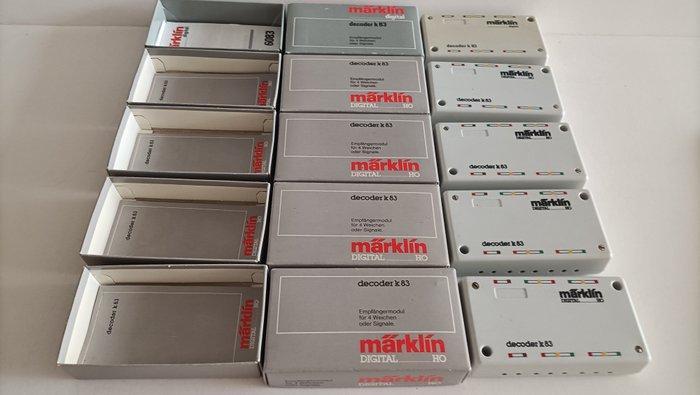 Märklin H0 - 6083 - Digitale besturingseenheid (5) - 5 stuks, Hobby en Vrije tijd, Modeltreinen | H0