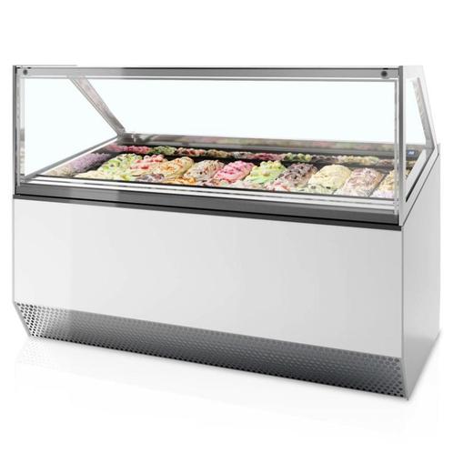 Schepijsvitrine | MILLENNIUM | 201L | 20x 5L | -14°C/-20°C, Zakelijke goederen, Horeca | Keukenapparatuur, Nieuw in verpakking