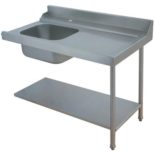 Aanvoertafel (Rechts) | RVS | 1 Spoelbak (Links) |, Zakelijke goederen, Horeca | Keukenapparatuur, Nieuw in verpakking, Verzenden