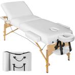 tectake 3 zones massagetafel Somwang 7,5cm matras en houten, Sport en Fitness, Massageproducten, Verzenden, Nieuw