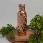 Puur koperen waterfles diamond polished ± 750 ml (240 gr), Ophalen of Verzenden, Nieuw