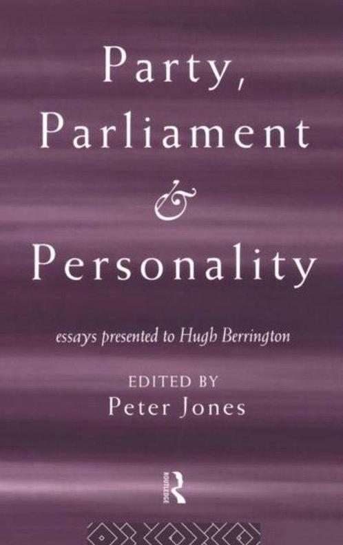 Party, Parliament and Personality 9780415115261 Peter Jones, Boeken, Taal | Engels, Zo goed als nieuw, Verzenden
