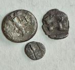 Griekenland (oud) Lot of 3 AR coins 5th-4th century BC
