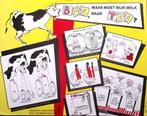 Poster over de productie en distributie van melk (Posters), Verzamelen, Verzenden, Nieuw, Overige onderwerpen, Met lijst