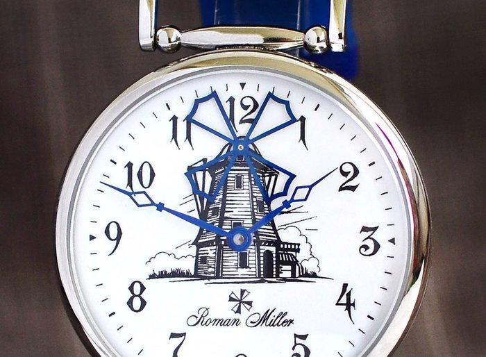 Roman Miller - Windmill with Rotating Wings - Zonder, Handtassen en Accessoires, Horloges | Heren