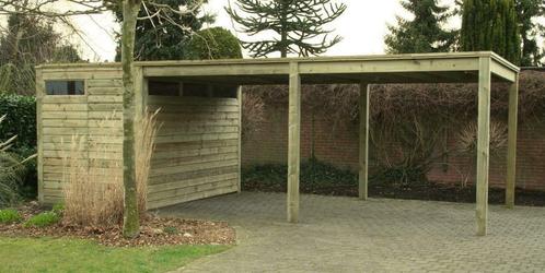 Carport met berging, Tuin en Terras, Overkappingen, Carport, Nieuw