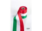 Nationaal vlag lint groen wit rood bv italie 100 mm breed,