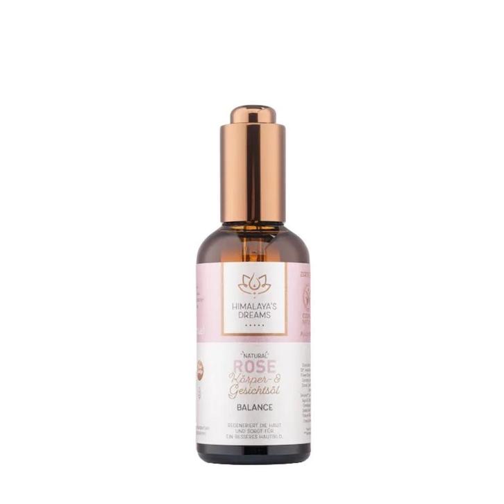 Lichaams- en Gezichtsolie Rose Balance - Himalayas Dreams, Sport en Fitness, Gezondheidsproducten en Wellness, Ophalen of Verzenden