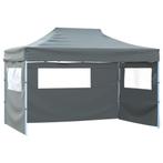 vidaXL Vouwtent met 3 wanden 431x291x315 cm antraciet, Tuin en Terras, Partytenten, Verzenden, Nieuw